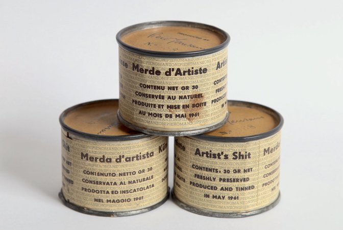Piero Manzoni's Merda d'Artista (Artist's Shit) , 1961