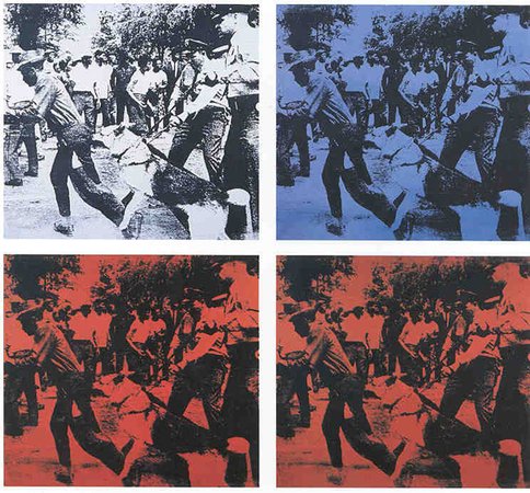 Andy Warhol Race Riot 1964