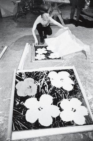Warhol silk-screening Flowers