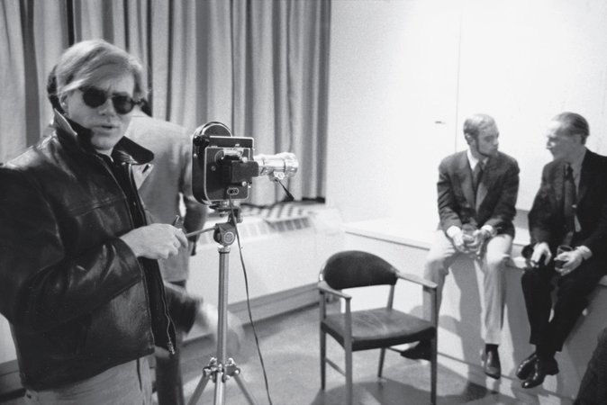 Andy Warhol, Sam Green, and Marcel Duchamp