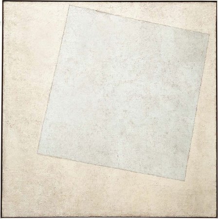Kazimir Malevich, Supremist Composition: White on White, 1918
