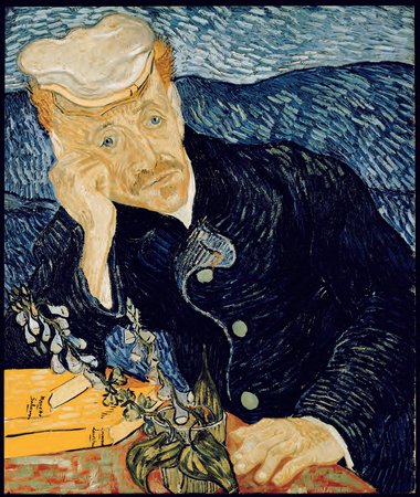 Vincent van Gogh, Portrait of Dr Gachet, 1890