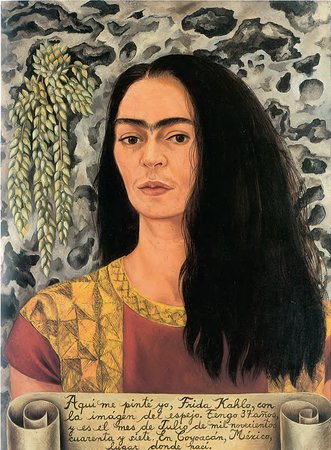 Frida Kahlo, Self-Portrait with Loose Hair, 1947