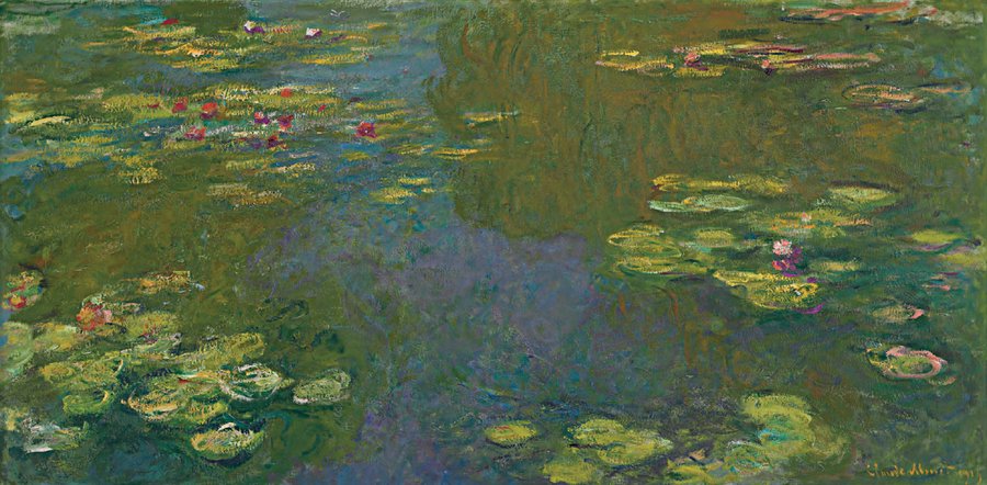 Claude Monet, Le bassin aux nympheas (Waterlilies), 1919