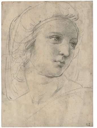 Raphael, Head of a Muse, c. 1510