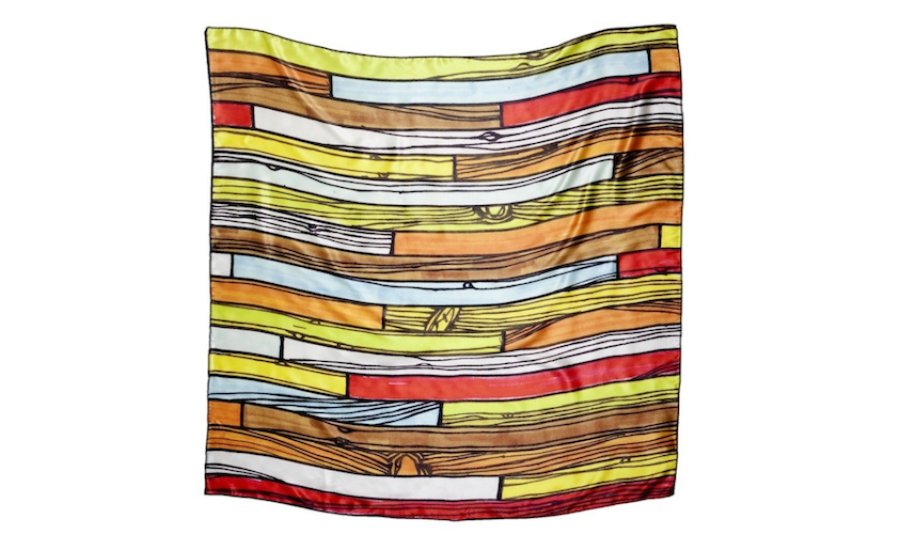 High Art or High Fashion? This Richard Woods Scarf Has the Best of Both Worlds