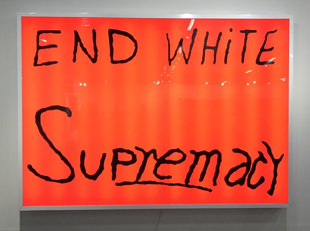 SAM DURANT End White Supremacy, 2008