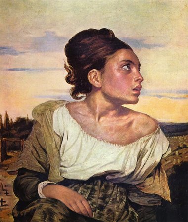 Eugene Delacroix, Orphan Girl at the Cemetery, 1823 - 1824