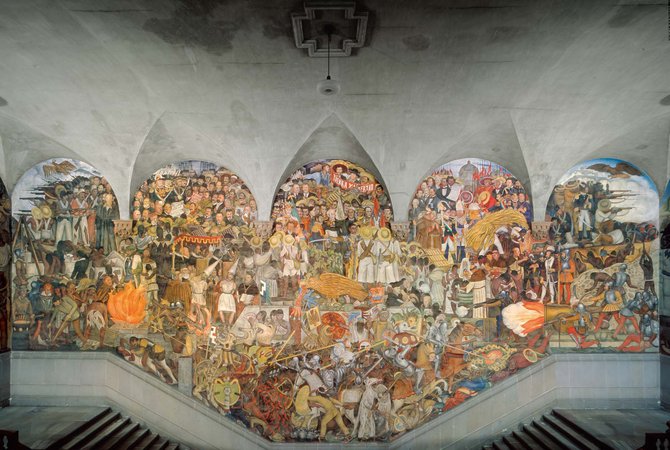 Diego Rivera, History of Mexico: From Conquest to the Future, 1929-30