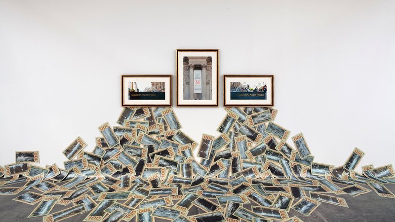 Hans Haacke, "The Business Behind Art Knows the Art of the Koch Brothers," 2014