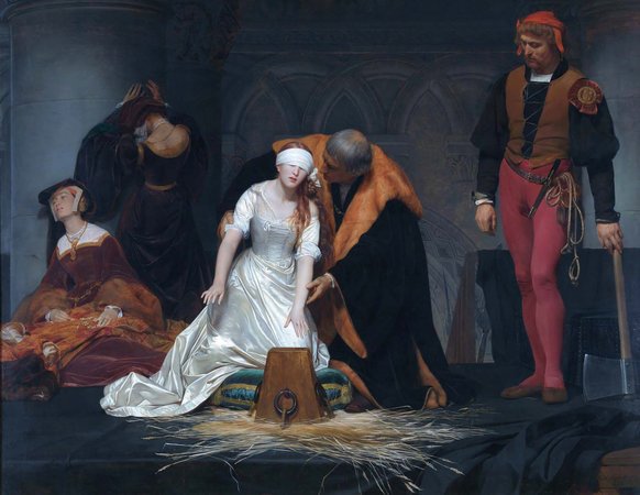 Paul Delaroche, Execution of Lady Jane Grey, 1833