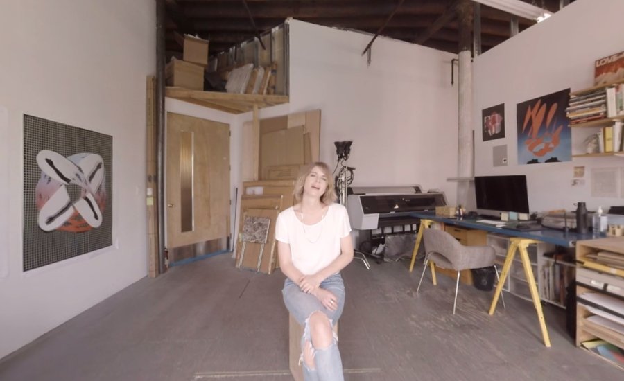 360° Video: Hannah Whitaker "Programs" Her Analog Photographs Using Cut-Outs and Light