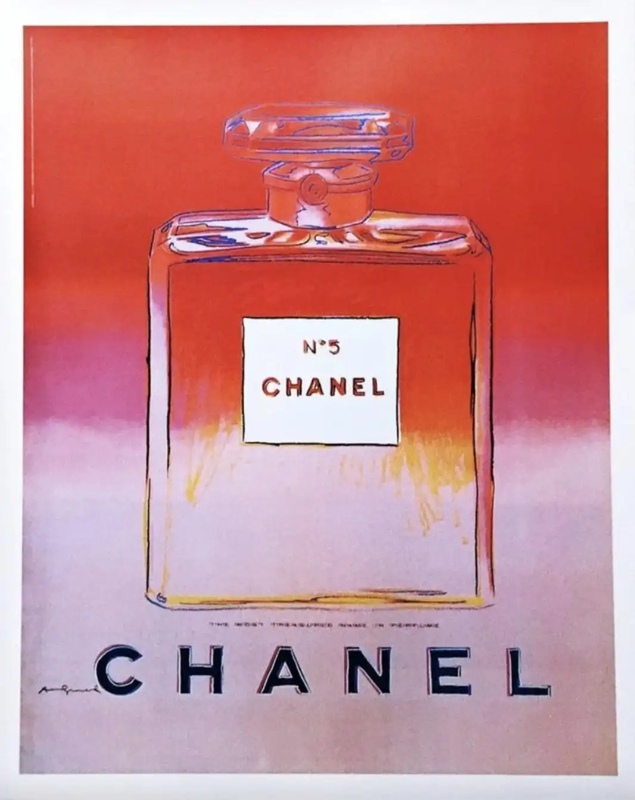 view:74039 - Andy Warhol, Chanel N5 Original Perfume Posters (Set of 4) - 