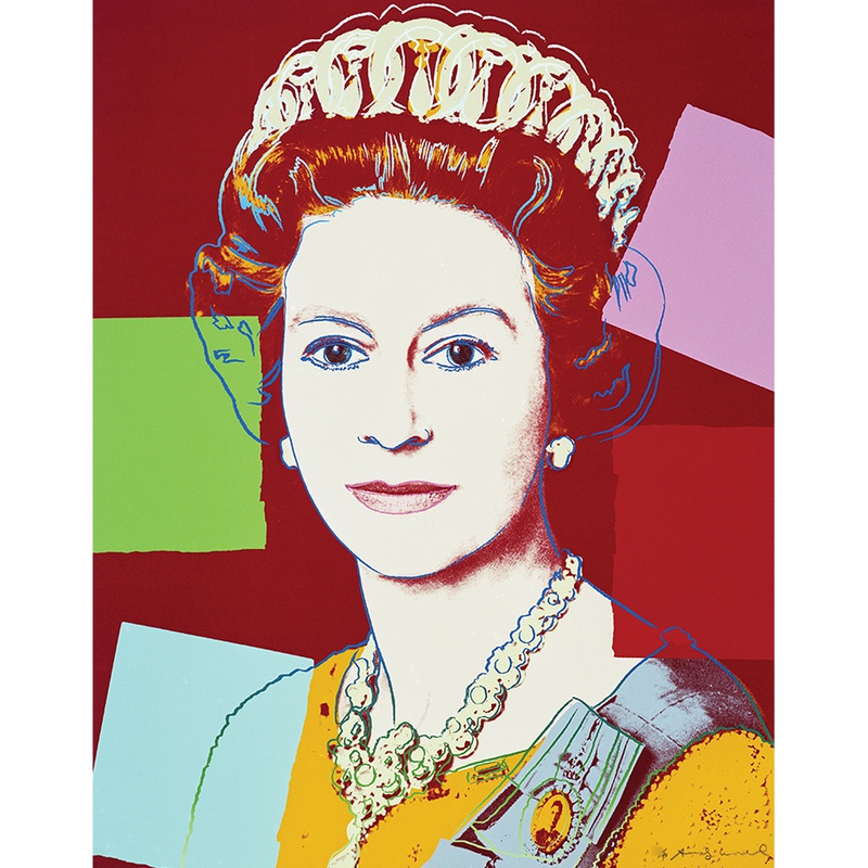 view:77067 - Andy Warhol, Queen Elizabeth II Of The United Kingdom Complete Portfolio (Reigning Queens) - 