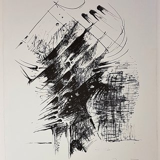Bernhard Heiliger, Composition Four (IV) | Gestural Abstraction