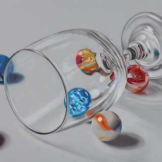 Carlos Bruscianelli, Cup and Marbles