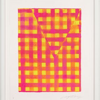 Cheryl Donegan, Untitled (Pink and Yellow)