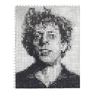 Chuck Close - Phil (from the Rubber Stamp Portfolio), Print