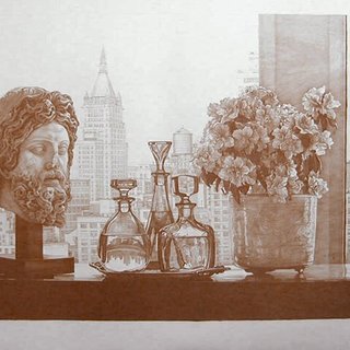 Claudio Bravo, New York Still Life (Sepia)
