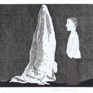 David Hockney, The Sexton Disguised as a Ghost (The Boy Who Left Home to Learn Fear)