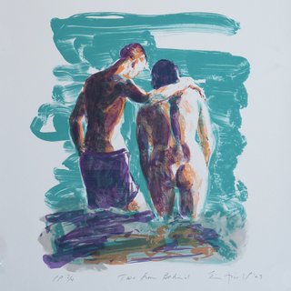 Eric Fischl, Two From Behind
