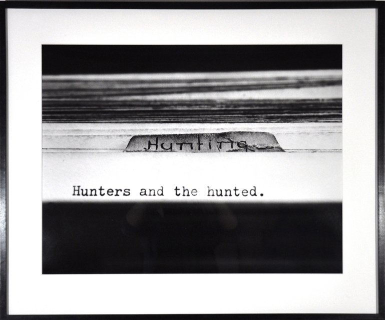 Erica Baum, Hunters and the Hunted