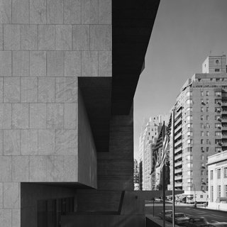 Ezra Stoller, Whitney Museum, Marcel Breuer, New York, NY (Gary Stoller and Lincoln Kirstein)