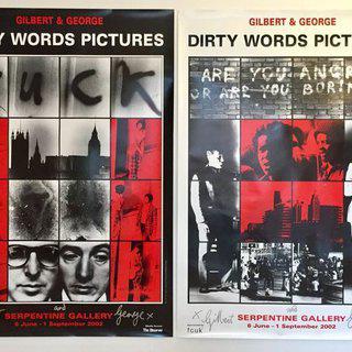 Gilbert & George, The Dirty Words Pictures (x2)