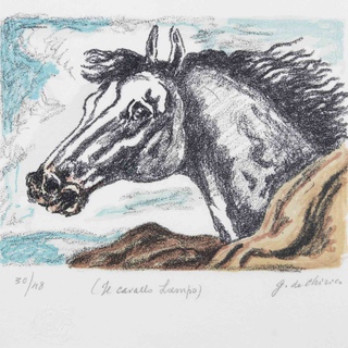 Giorgio de Chirico, The Horse "Lampo"