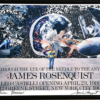 James Rosenquist, Through the Eye of the Needle to the Anvil, Rosenquist at Leo Castelli