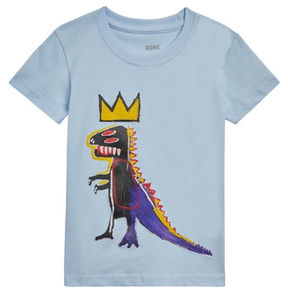 Jean-Michel Basquiat, Basquiat "Pez Dispenser" (Dino) Kids T-shirt (Light Blue)