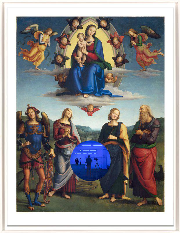 by jeff_koons - Gazing Ball (Perugino Madonna and Child with Four Saints)