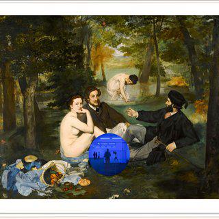 Jeff Koons, Gazing Ball (Manet Luncheon on the Grass)