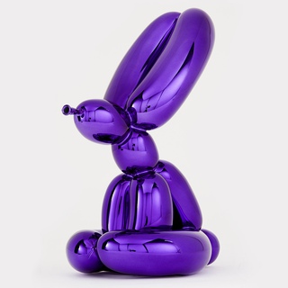 Jeff Koons, Balloon Rabbit (Violet)