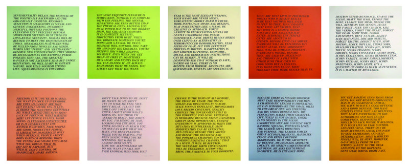 Jenny Holzer's Inflamatory Essays