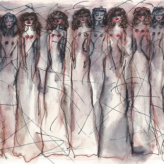 Jill Galliéni, Untitled, "Guirlandes" series