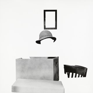 John Baldessari, Box, Hat, Frame and Chair