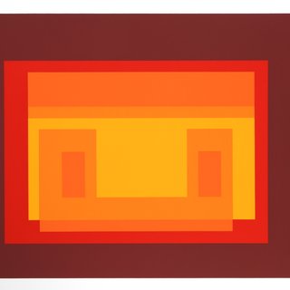 Josef Albers, Portfolio 1, Folder 11, Image 2 Framed Silkscreen