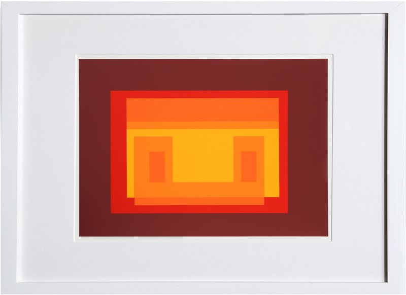 view:24567 - Josef Albers, Portfolio 1, Folder 11, Image 2 Framed Silkscreen - 