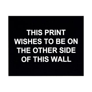 Laure Prouvost, This print wishes to be on the other side of this wall