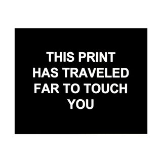 Laure Prouvost, This print has traveled far to touch you