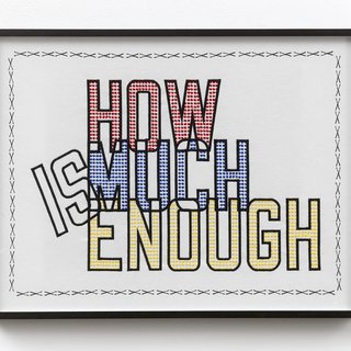 Lawrence Weiner, How much is enough