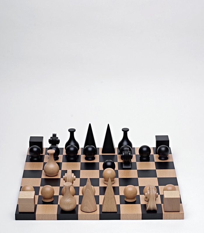 view:1633 - Man Ray, Wood Chess Set - 