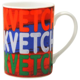 Mel Bochner, Set of Two Kvetch, Kvetch, Kvetch Mugs