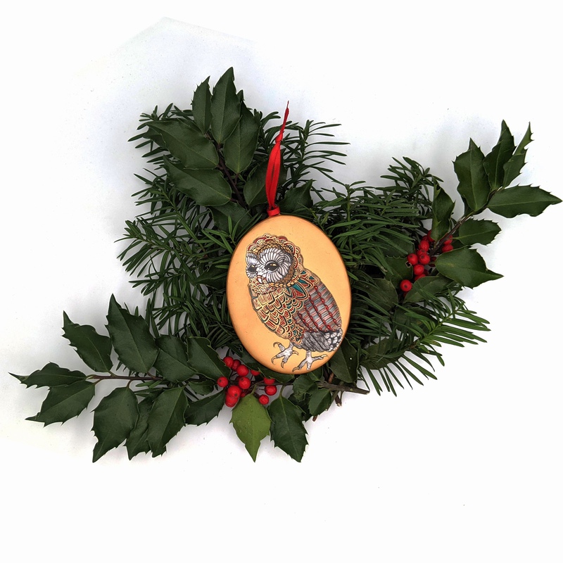 view:62720 - Melanie Sherman, Ornament - Owl (Medium) - 