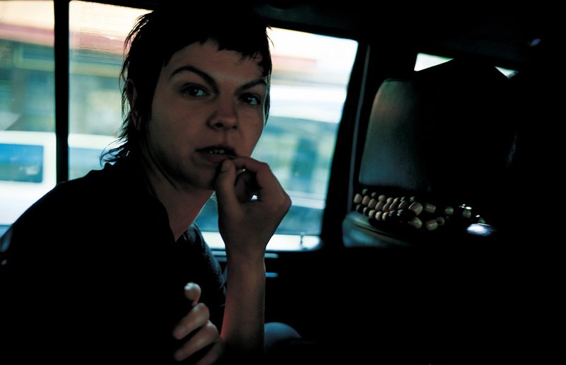 by nan_goldin - Valérie in the taxi, Paris, 2001