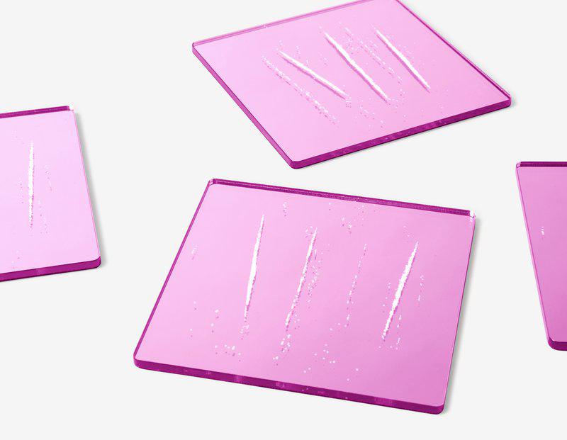 view:35131 - Nir Hod, The Night You Left Coasters (Pink) - 