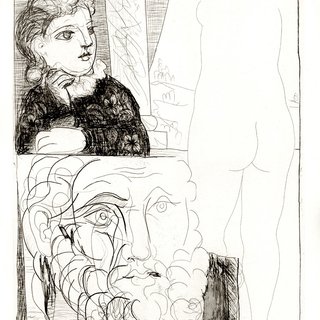 Pablo Picasso, La Bonne dans l'Atelier de Sculpture (S.V. 71)