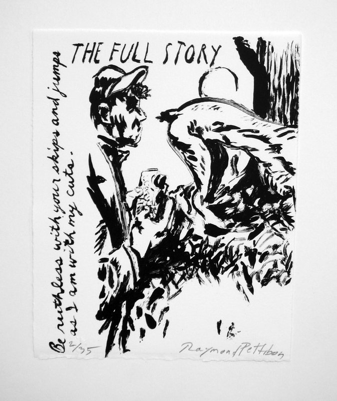 view:3515 - Raymond Pettibon, Bucksbaum Suite: I am losing - the big picture - in the full story - of my life - 