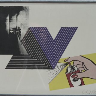 Richard Pettibone, Warhol, Stella, Lichtenstein Combination